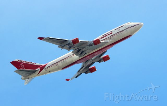 Boeing 747-400 (VT-ESO) - Air India B744 VT-ESO , Mahatma Gandhi - Tail Livery
