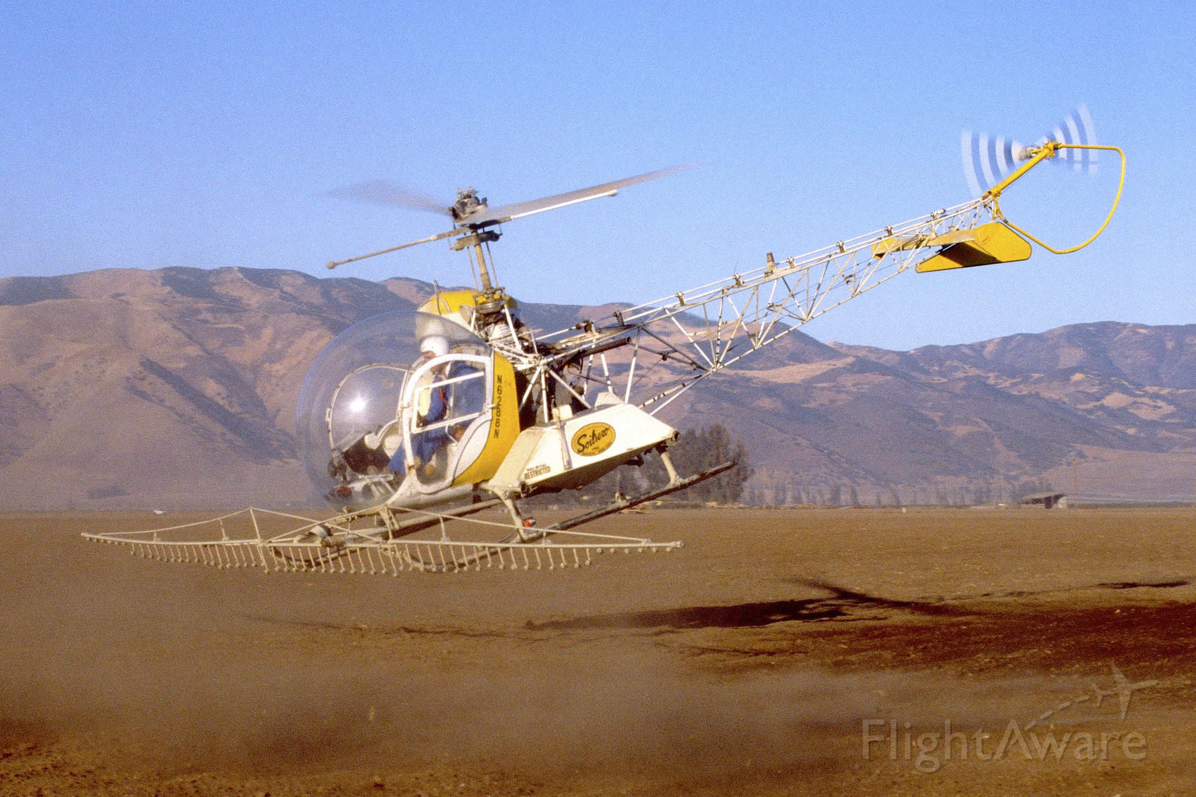 Bell UH-13H (N6288N) - Bell 47G-5 in October 1991 in California