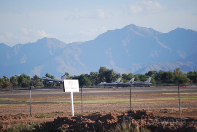 — — - Shot taken at Luke's Air force base in Arizona