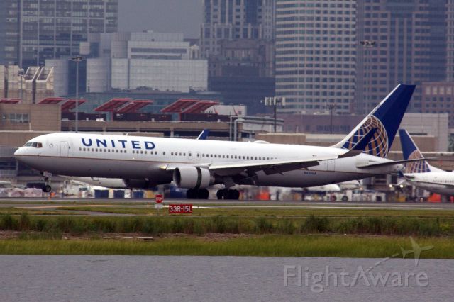 BOEING 767-300 (N658UA) - One of several diversions from EWR on 7/17/21 due to Thunderstorms. Reportedly a lightning bolt struck a runway at EWR causing many flights to divert.