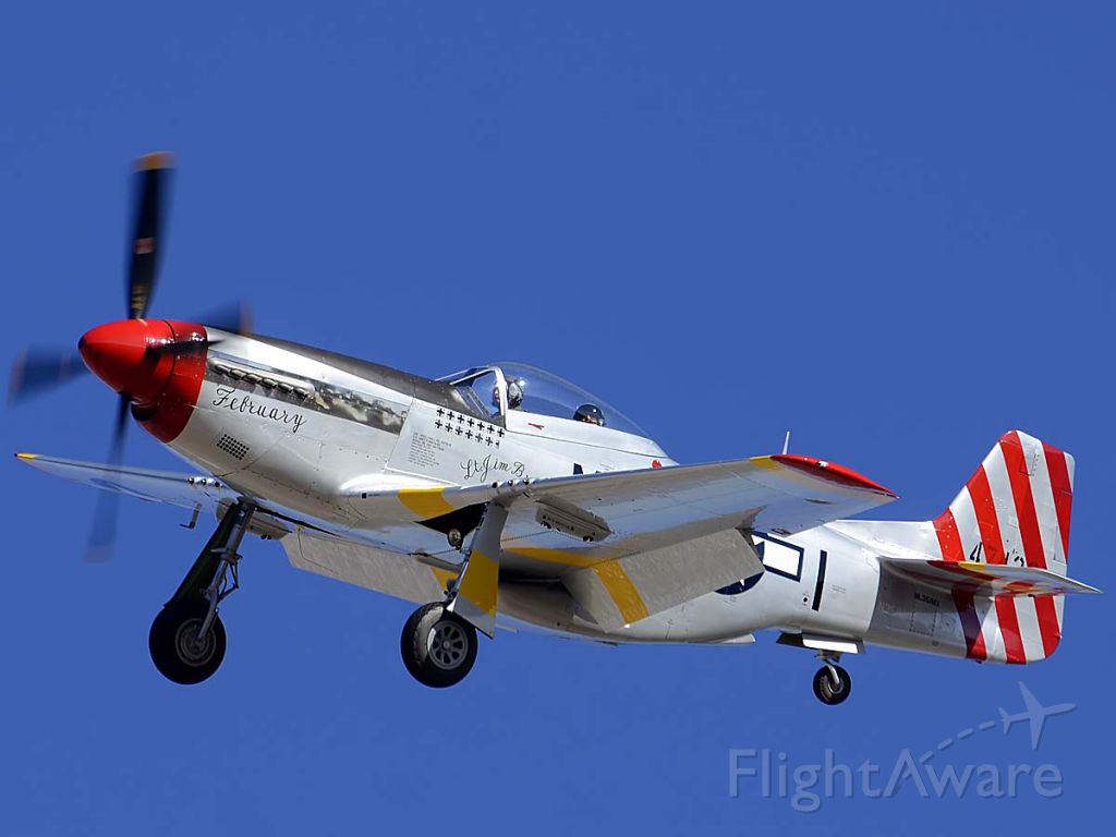 North American P-51 Mustang (NL351MX) - North American P-51D Mustang NL351MX February at the Air Force Heritage Conference on March 4 2012.