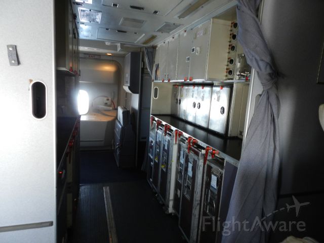 Boeing 747-200 (TF-AMV) - This is the L2, R2 galley on board a ferry flight of  approximately 9 hours from Jeddah ( JED) to Batam (BTH) indonesia