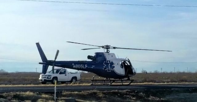 Eurocopter AS-350 AStar (N805LF) - Working stop in Texas