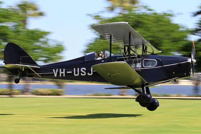 De Havilland Fox Moth (VH-USJ) - 2015 Langley Park Fly In, Perth City, Western Australia
