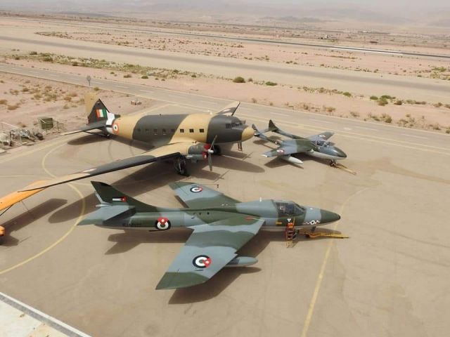 — — - collection of royal jordanian air force aircraft in Aqaba, Jordan