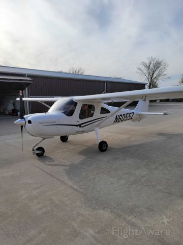 Cessna Skycatcher (N6055Z) - Landed at new home.