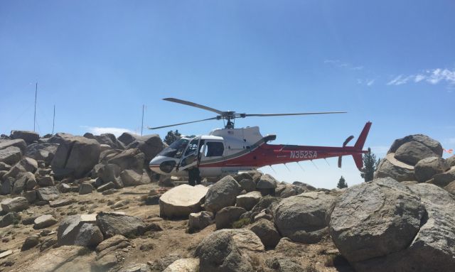 N352SA — - My Ride on the Rough fire all part of my Communications Technician activities. This helicopter is also known as H525 From the Inyo National Forrest. 