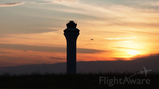 KCVG — - Nice evening sunset at CVG with a 737 off runway 27.
