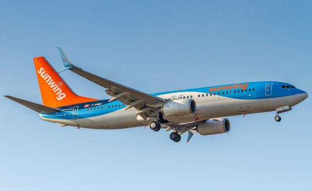 Boeing 737-800 (C-GMWN) - Leased equipment from Thompson or TUI for the Canadian winter exodus to warmer climes!