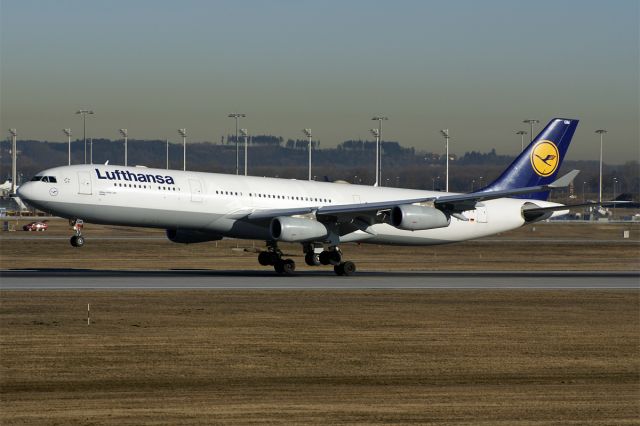 D-AIGM — - Airbus A340-313X  Lufthansa  EDDM Munich Airport Germany  7.February 2011