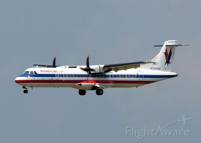 ATR ATR-72 (N288AM) - Arriving from Dallas,,,,again!