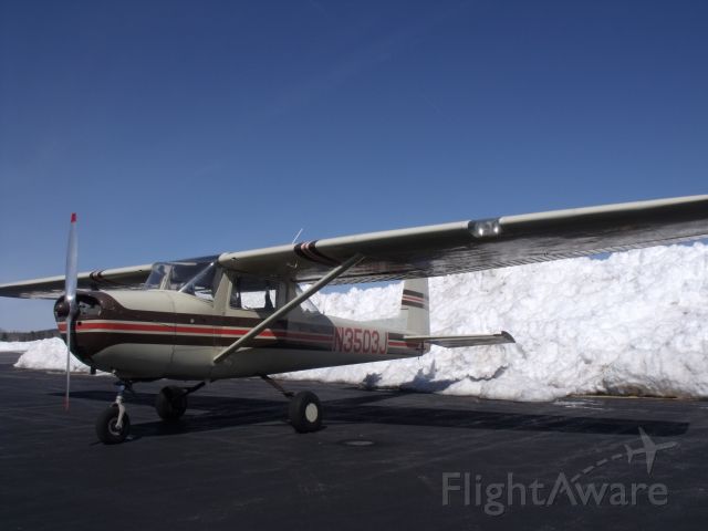 Cessna Commuter (N3503J) - A little snow this winter!