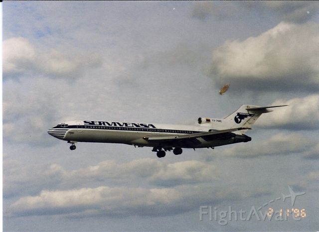 YV768C — - Servivensa from Venezuela landing on Miami 02-11-1996