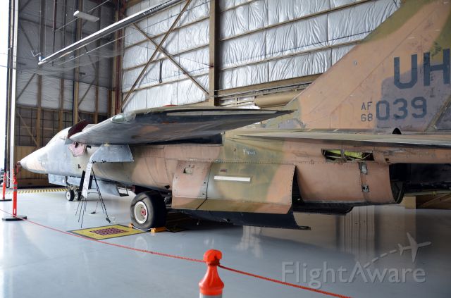 — — - F-111 getting ready for paint and new life at the front gate of Shaw AFB SC.  She sat in the boneyard in Tuscon AZ for the last 20 years!