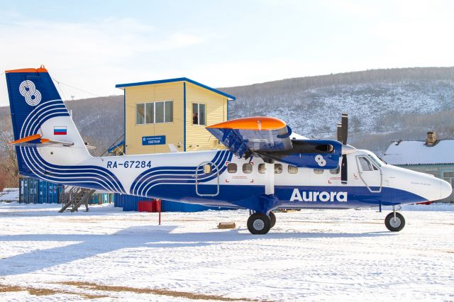 De Havilland Canada Twin Otter (RA-67284) - The village of Svetlaya, a northern village in the Primorsky Territory, with a population of less than a thousand people, is engaged in woodworking.