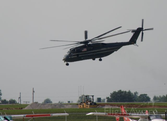 Sikorsky MH-53E Sea Dragon (MXA165246) - An HMX-1 CH-53E takes-off from Blue Grass Airport (KLEX)...