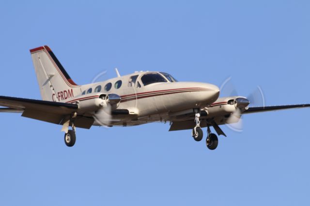 Cessna Chancellor (C-FRDM) - Landing at Peterborough airport. May 13, 2020.br /br /Photo credit: Carlos Reyes
