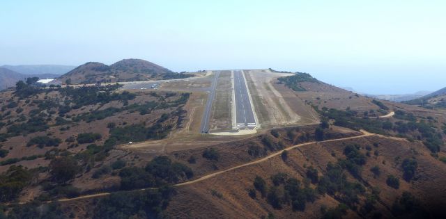 Piper Cherokee (N253FD) - Aircraft carrier style landing but on land at Avalon Catalina Buffalo Springs station.