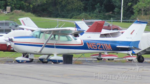 Cessna Skyhawk (N5211M) - Parked at Orange County Airport, 28 August 2021.