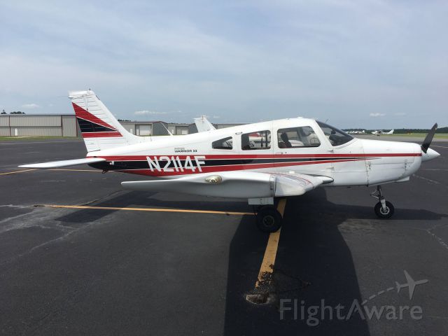 Piper Cherokee (N2114F) - N2114F at TTA on 07/10/2021.