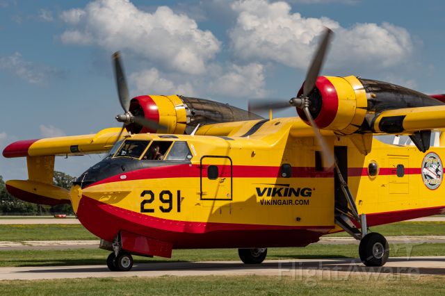 Canadair CL-215 (C-GBPD) - A Viking Air CL-215 taxis back after a demo at EAA Airventure 2019.
