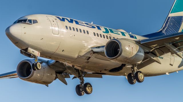 BOEING 737-600 (C-GWCQ) - On short finals for 05 at YYZ