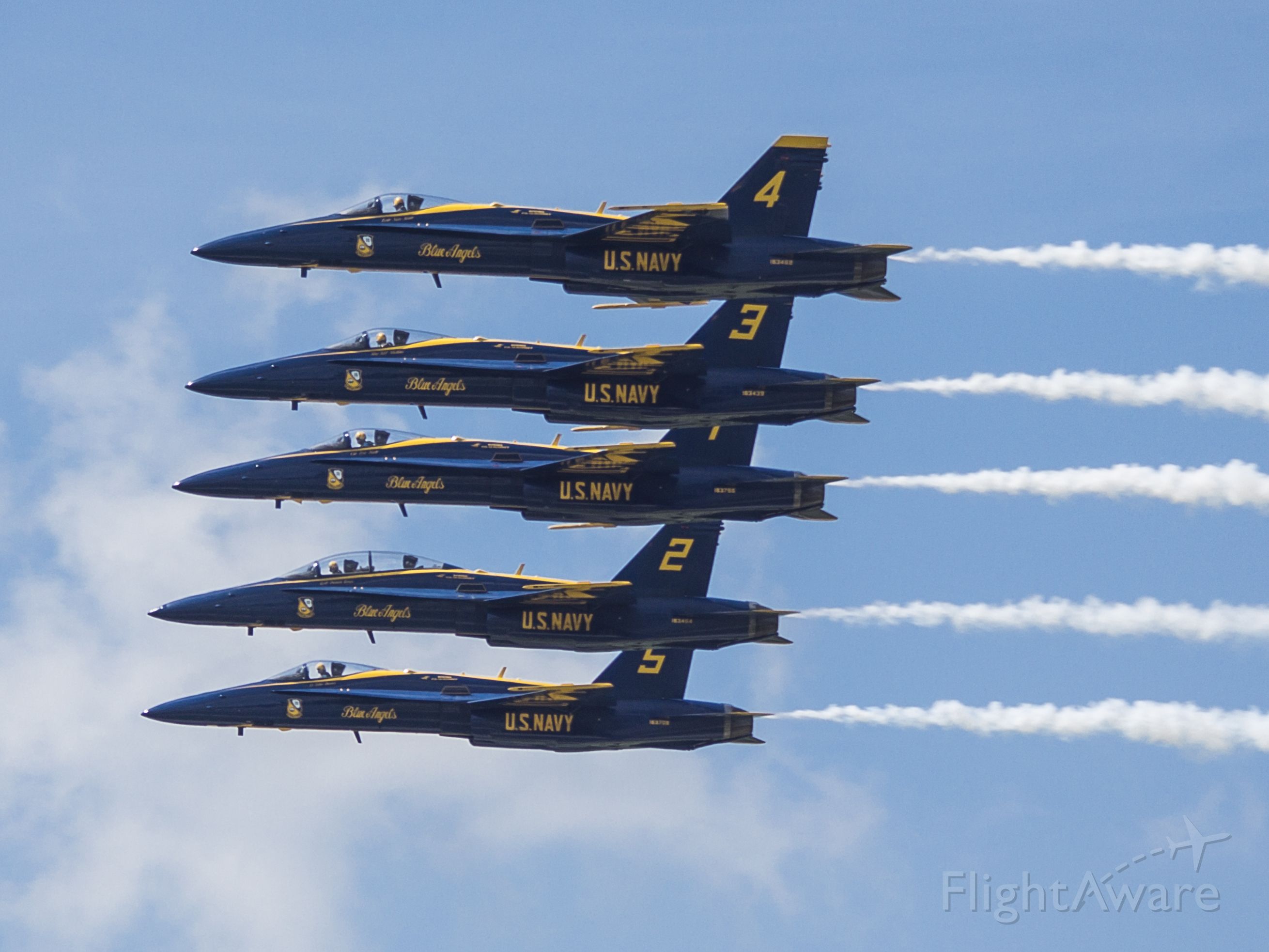 McDonnell Douglas FA-18 Hornet — - Blue Angels at the Dayton Airshow. 