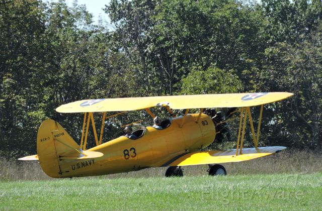 NAVAL AIRCRAFT FACTORY N3N (N42745) - This 1941 Bi Plane taxiing to take off, summer 2018.