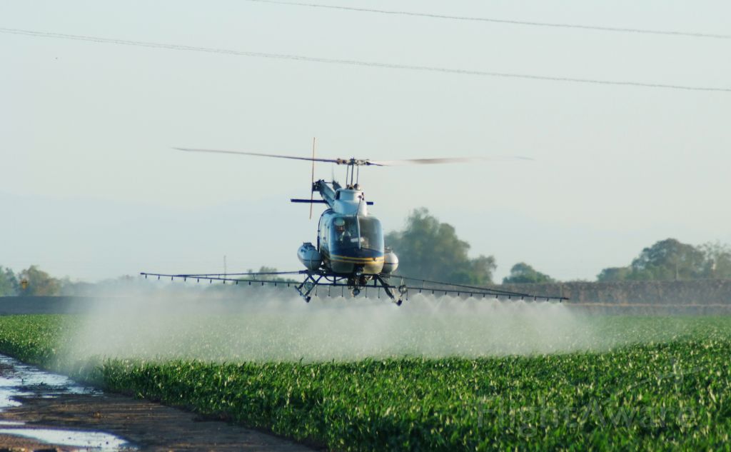 N288NS — - Field Spraying Corn Imperial Valley California