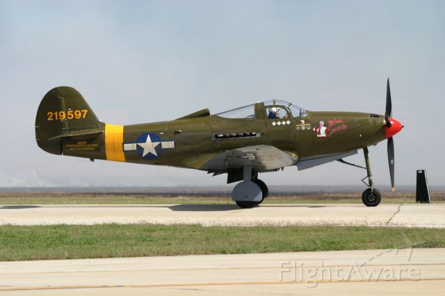 Bell Airacobra (N6968) - 1943 Bell P-39 Airacobra 42-19597 - N6968 Miss Connie  at Wings Over Houston Air Show, EFD