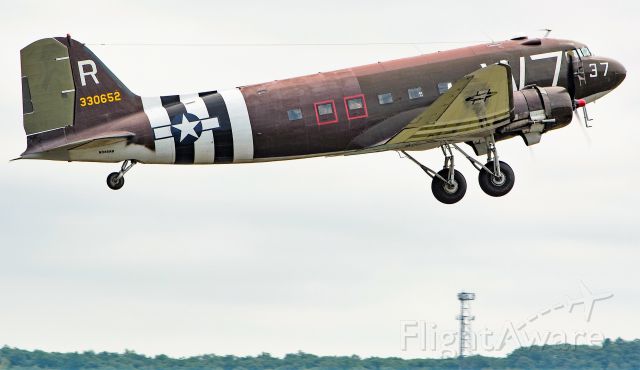Douglas DC-3 (N345AB) - Click on Full- The Liberty Jump Team on board for a D-day re-enactment jump.
