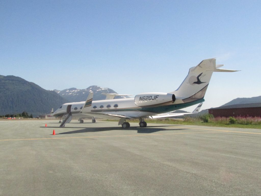 Gulfstream Aerospace Gulfstream V (N620JF) - At Juneau Intl.