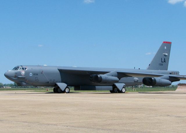 Boeing B-52 Stratofortress (61-0036) - At Barksdale Air Force Base.