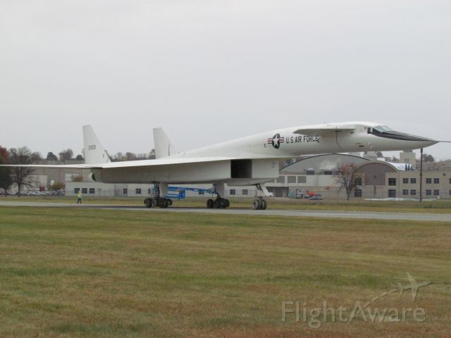 N20001 — - Move of the XB-70 Valkyrie to the forth hanger at the museum  