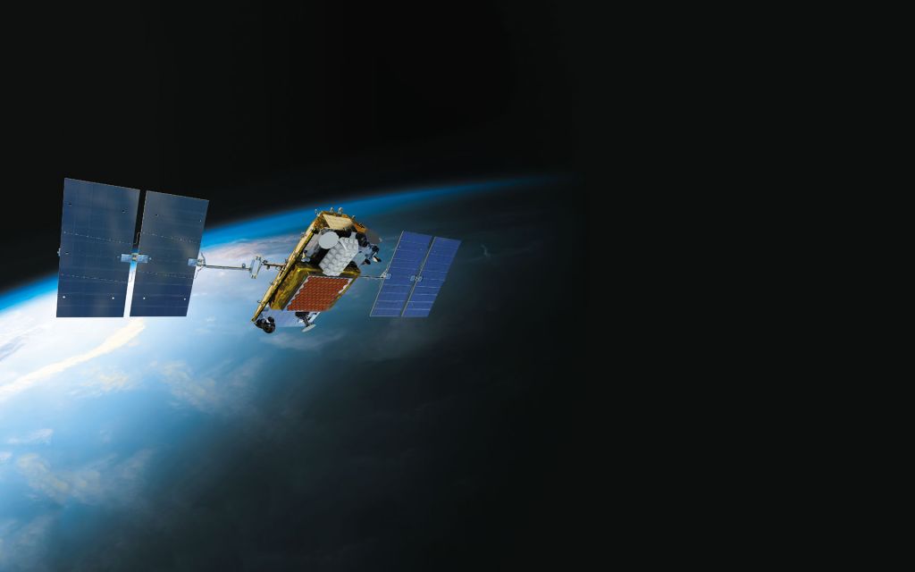 — — - Iridium NEXT Satellite with Aireon ADS-B receiver, see a rel=nofollow href=http://flightaware.com/aireon/http://flightaware.com/aireon//a for more about FlightAware and Aireons partnership to provide global, space-based ADS-B flight tracking