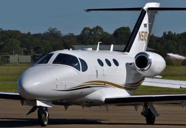 Cessna Citation Mustang (N510MW) - A shiny Citation Mustang in Sydney Australia preparing for a flight to Melbourne.