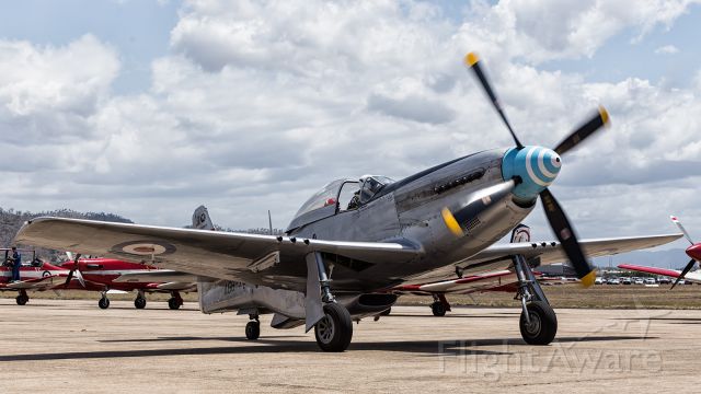 North American P-51 Mustang — - Some very lucky individuals were able to make joy flights in this Lockheed P-51 Mustang that was flying through out the RAAF Townsville open day.