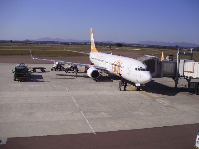 Boeing 737-800 (PR-GIA) - Parked at Curitiba - Brazil