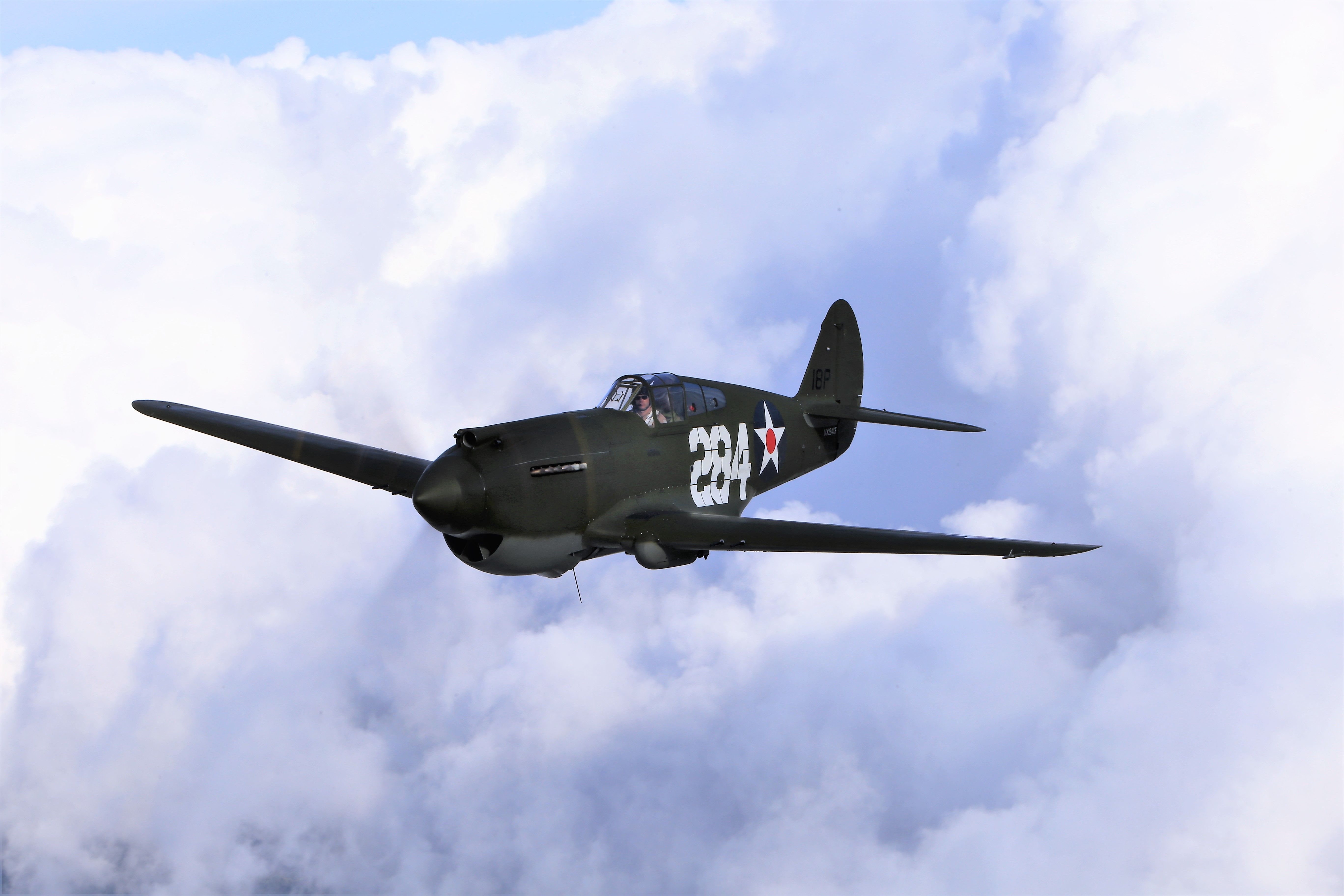 NX284CF — - Last Surviving Pearl Harbor P-40 still in the air.