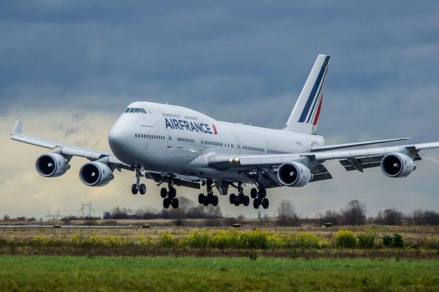 Boeing 747-400 (F-GITJ) - Dernier vol du Boeing 747 AF ! Last flight of the Boeing 747 Air France 