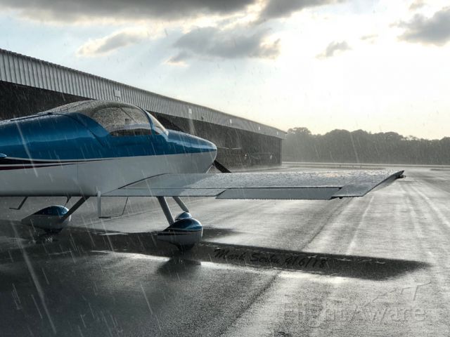 N211E — - Airplane in the rain...