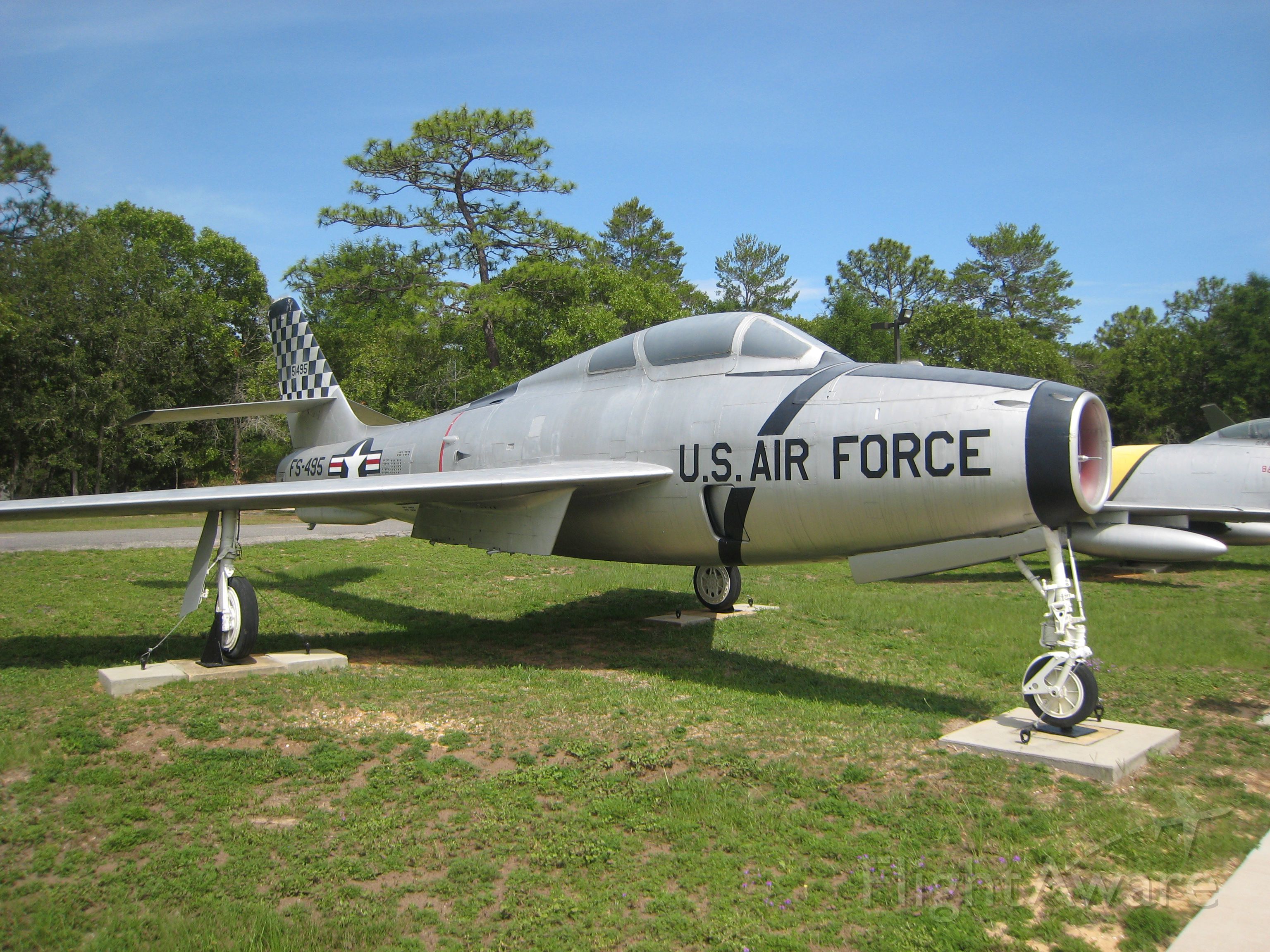 — — - F-84 Thunderstreak