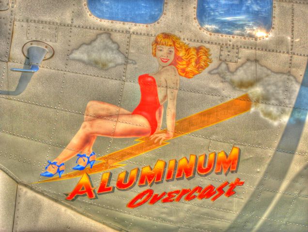 — — - B-17 Aluminum Overcast at KRDD.