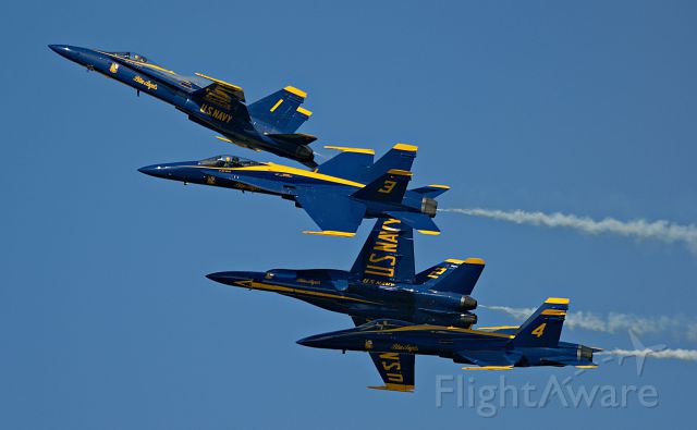 — — - U.S. Navy Blue Angels