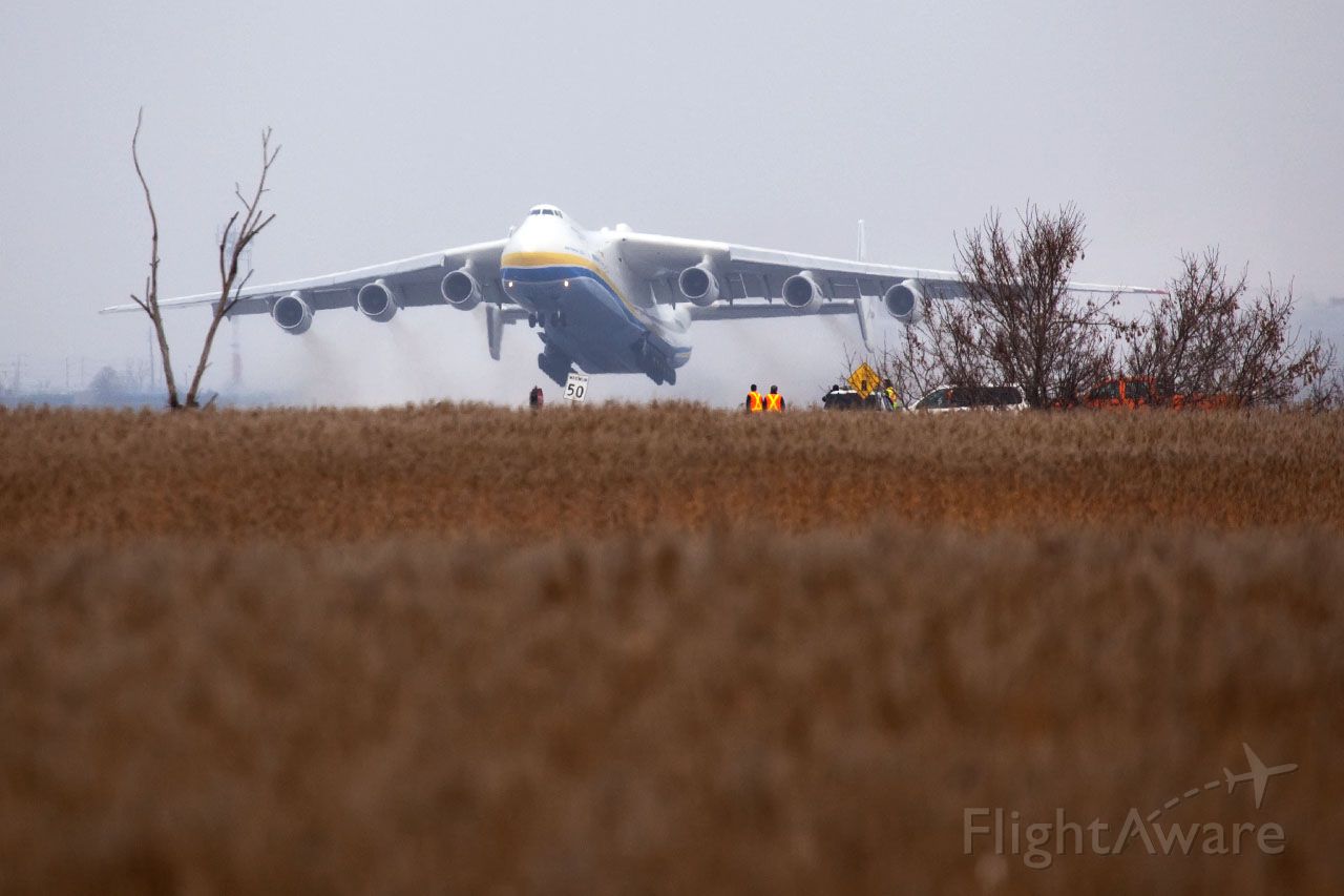Antonov Antheus (UR-82060) - First appearance of the Antonov An-225 Mriya at CYYZ and departing on runway 23 at CYYZ on November 19, 2014.