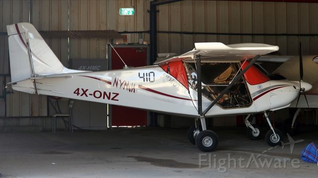 4X-ONZ — - 08/05/2020: An experimental Skyranger Nynja, in the hangar at Rishon-Le'zion airstrip.
