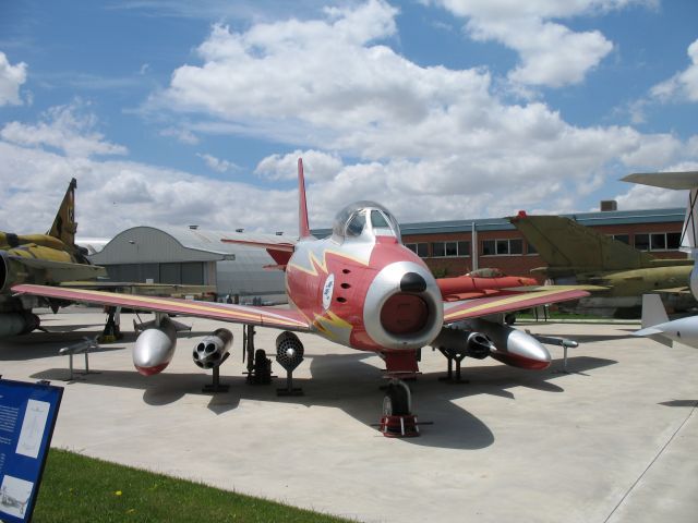 — — - North American F-86 Sabrebr /Museo de Aviacion de Cuatro Vientos, Madrid, Spain
