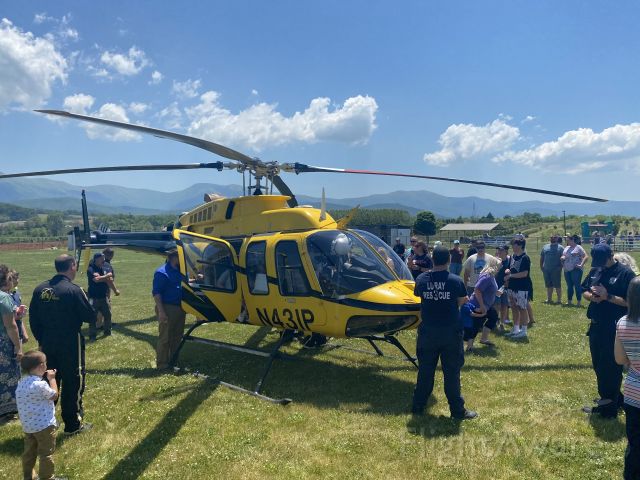 Bell 407 (N431P) - AirCare 6- Public relations event in the beautiful town of Luray, Virginia.