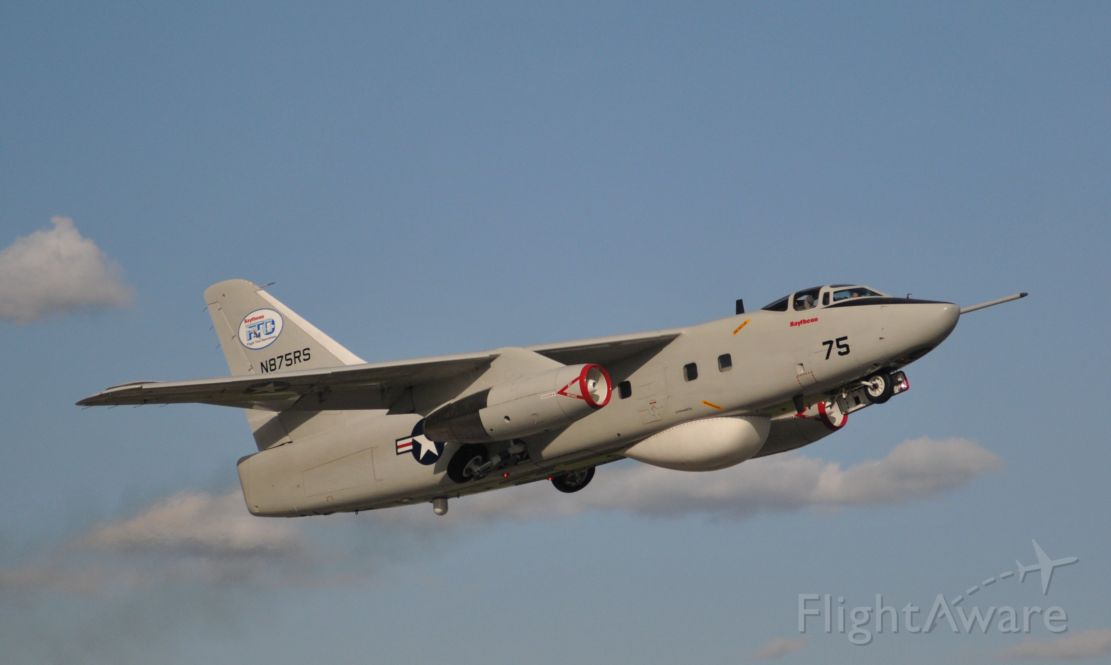 — — - EA-3B Departure KVNY