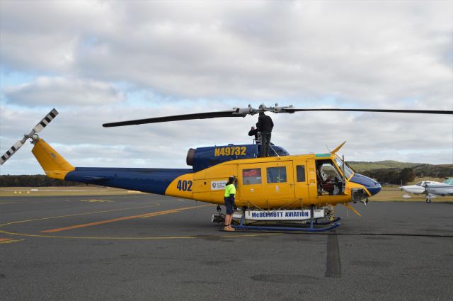 Bell BigLifter (N49732) - McDermott Aviation Big Lifter at Flinders Island, Mar 2019